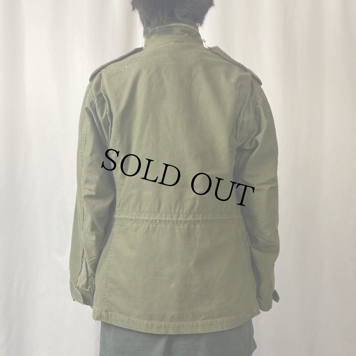 画像3: 60's U.S.MILITARY M-65 フィールドジャケット 2nd SMALL-SHORT (3)