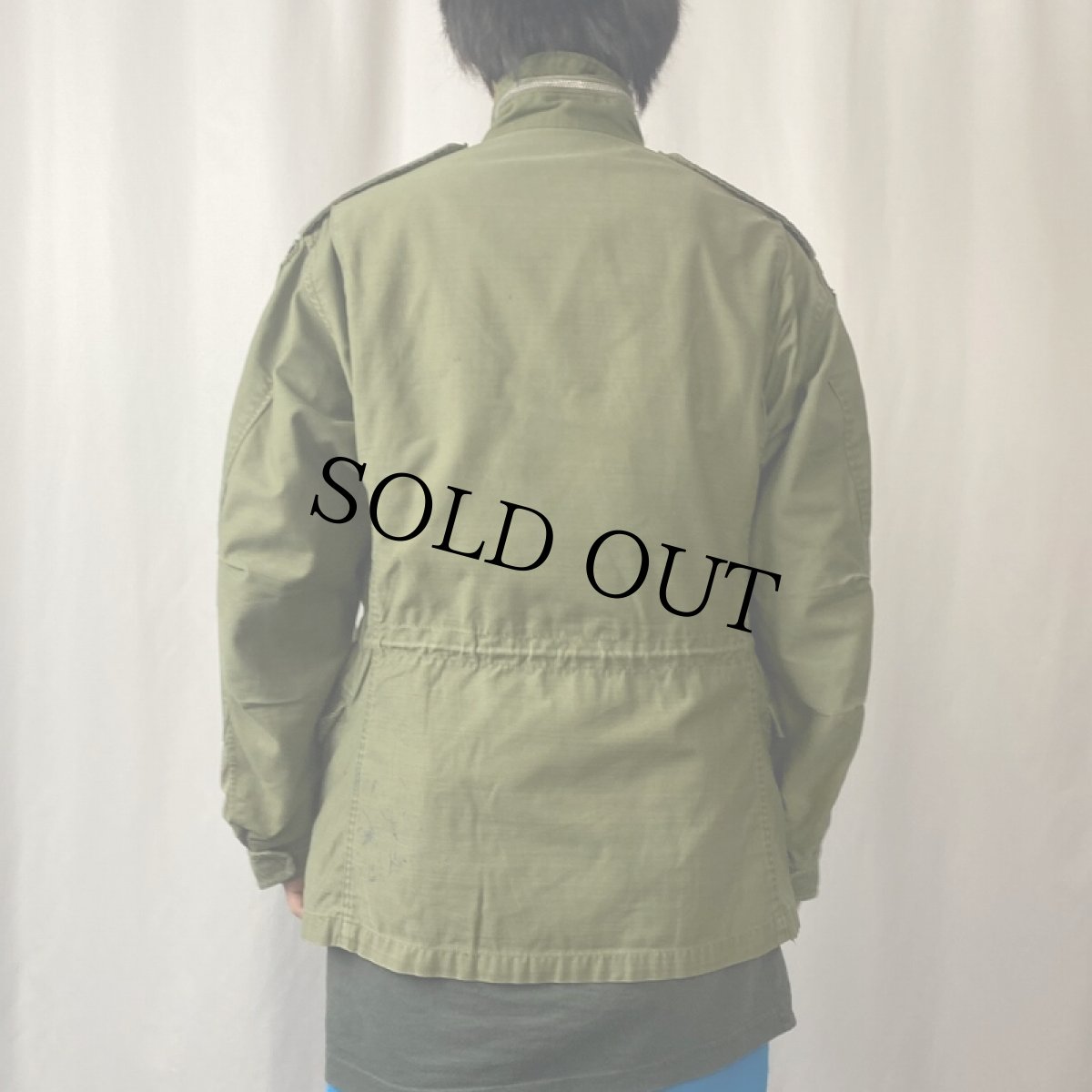 画像3: 60's U.S.MILITARY M-65 フィールドジャケット 2nd SMALL-SHORT (3)