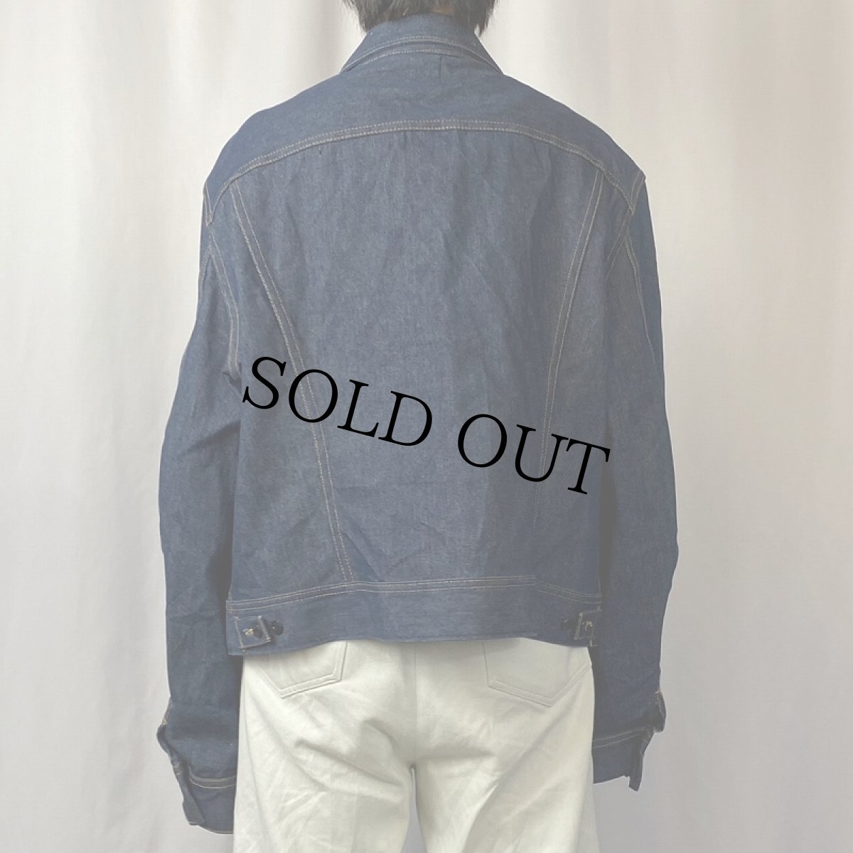 画像3: 80's Lee 101-J USA製 デニムジャケット SIZE50 LONG (3)