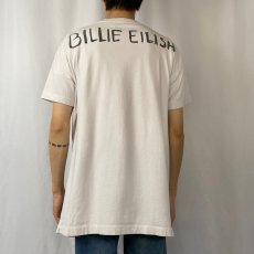 画像3: Billie Eilish ミュージシャンフォトプリントTシャツ (3)