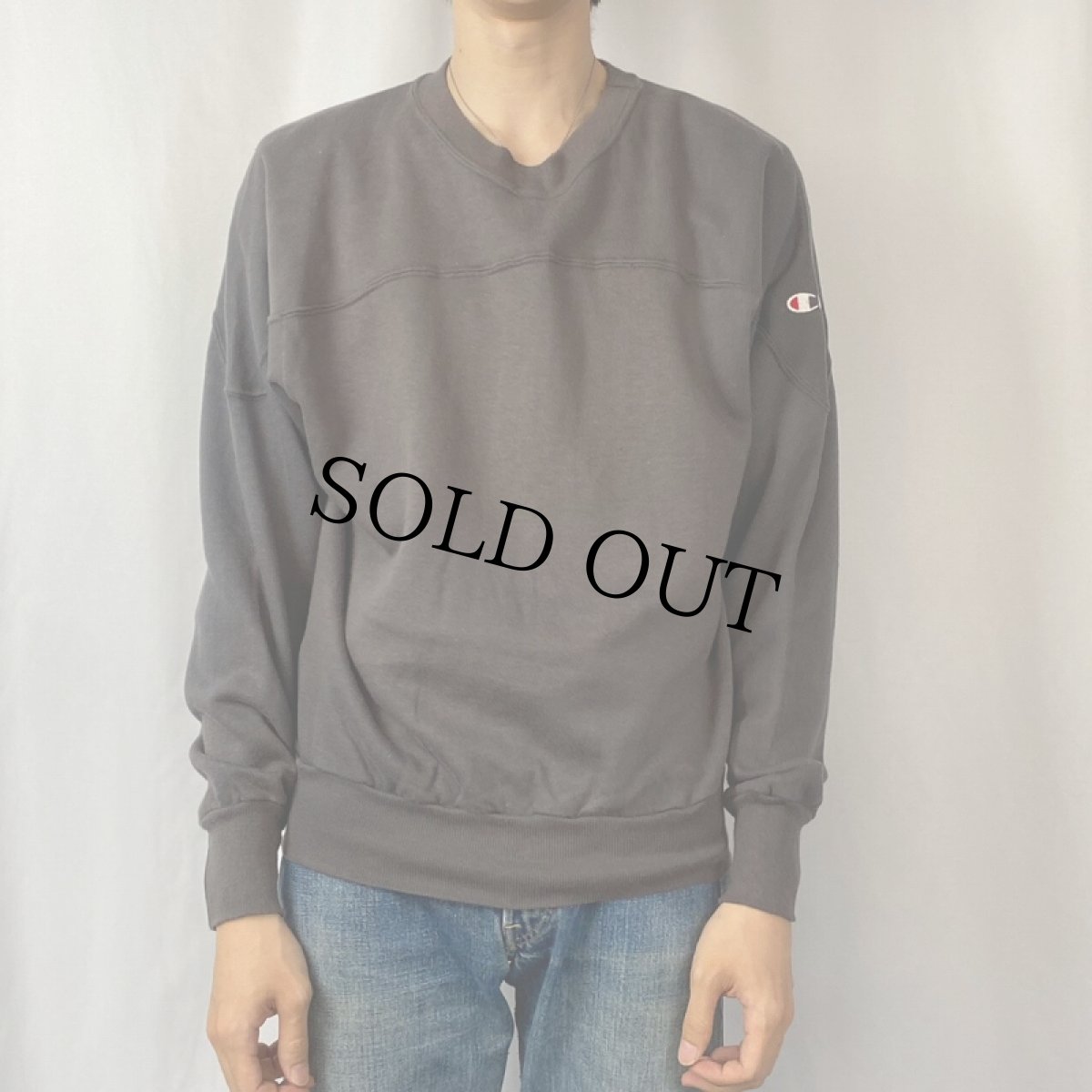 画像2: 90's Champion USA製 フットボールスウェット M (2)