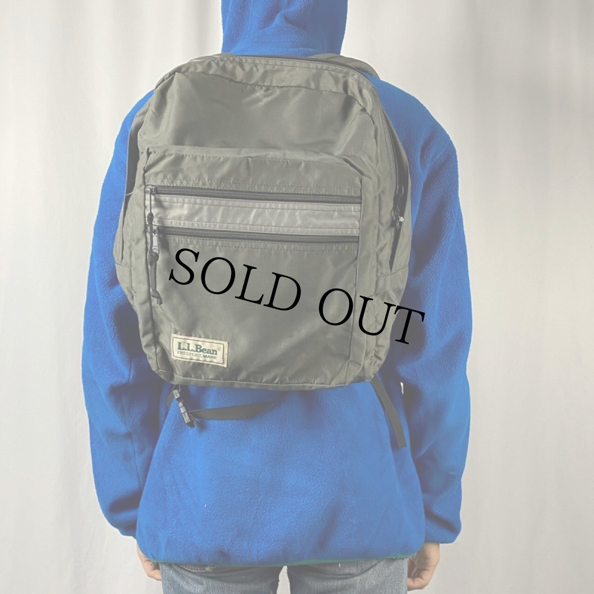 画像2: 80's L.L.Bean リフレクターデザイン ナイロンバックパック (2)