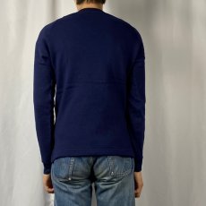 画像3: 80's〜 Patagonia デカタグ ヘンリーネックラグランスウェット NAVY L (3)