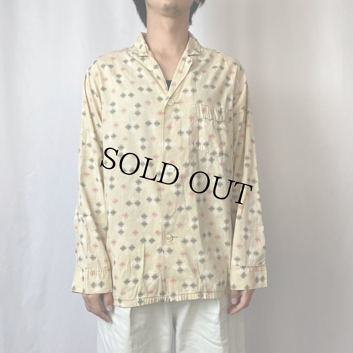 画像2: 60's PENNEY'S TOWNCRAFT 総柄 パジャマシャツ M (2)