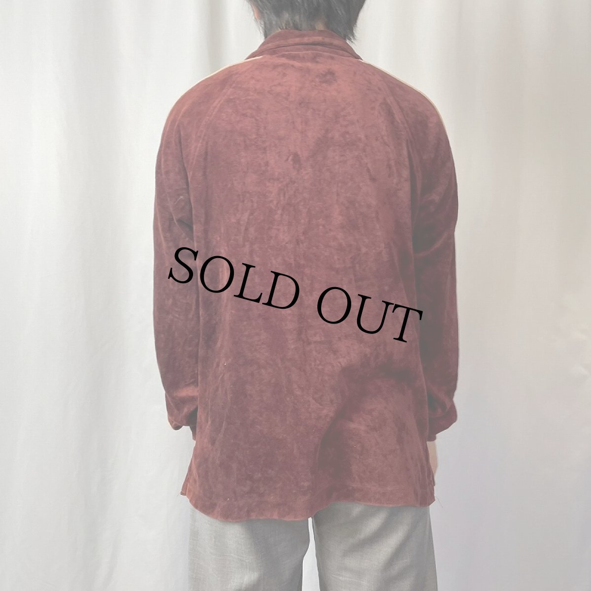 画像3: 70's Levi's ベロアスキッパーシャツ M (3)