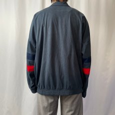 画像3: 70〜80's EURO 切り替えデザイン ベロアジップジャージ NAVY SIZE5 (3)