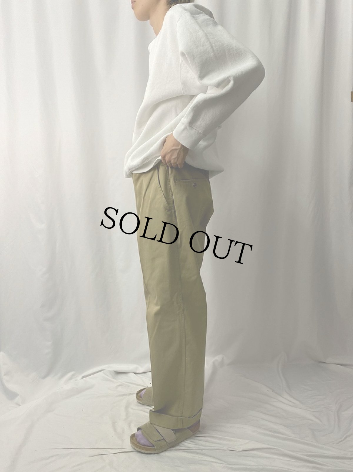 画像3: 60's JCPenney BIGMAC チノトラウザーズ W34 (3)