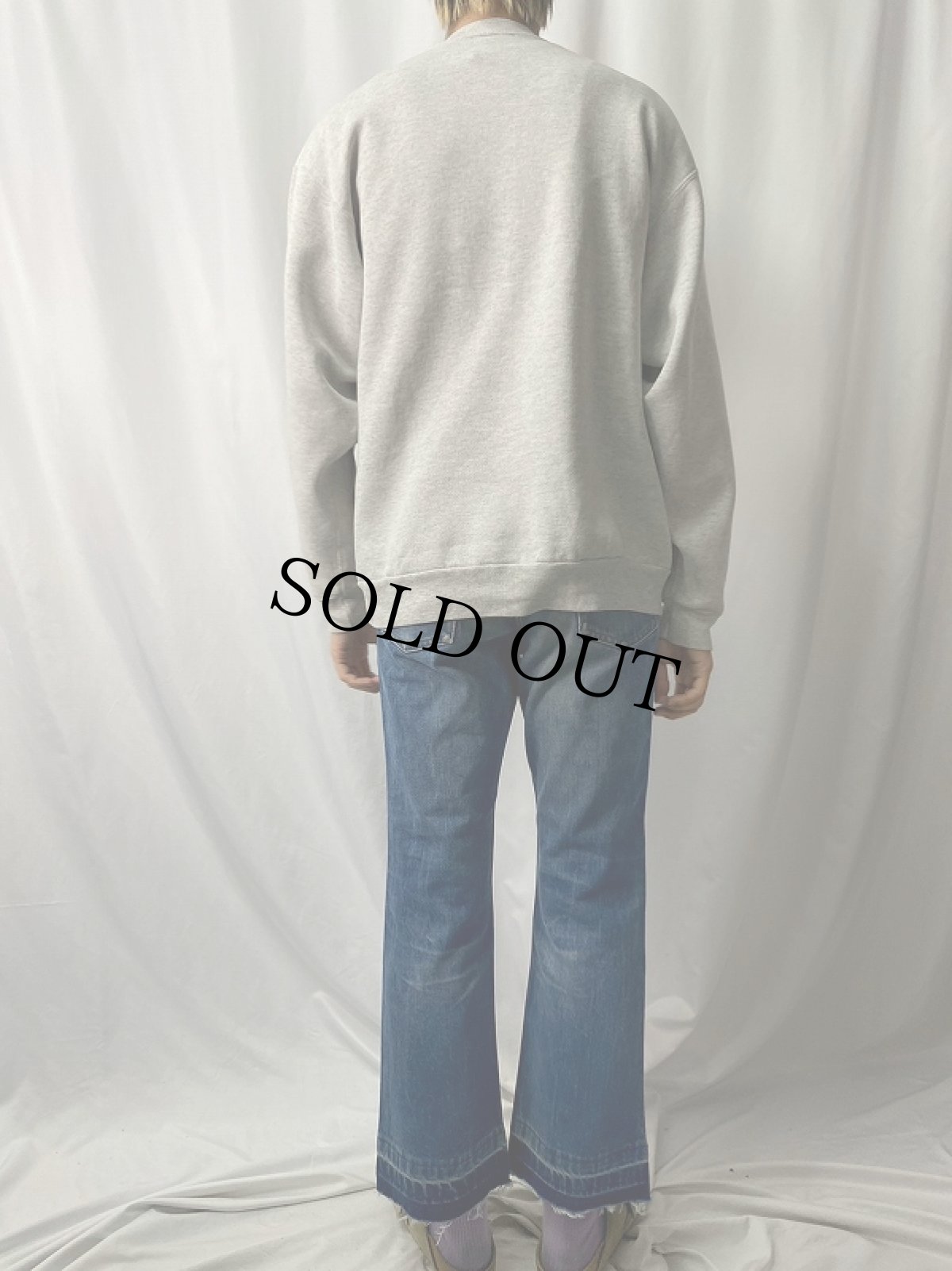 画像4: 90's USA製 "In the Espresso Lane" イラストプリントスウェット XL (4)