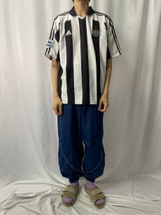 画像2: 1995-2010 adidas Newcastle United サッカーユニフォームシャツ L (2)