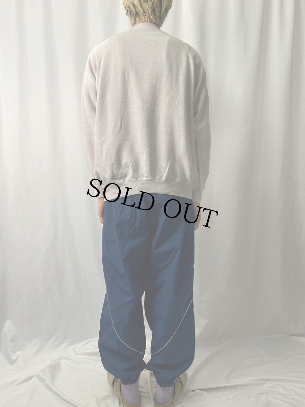 画像4: 80's〜 "中國萬里長城" 漢字プリントスウェット XL (4)