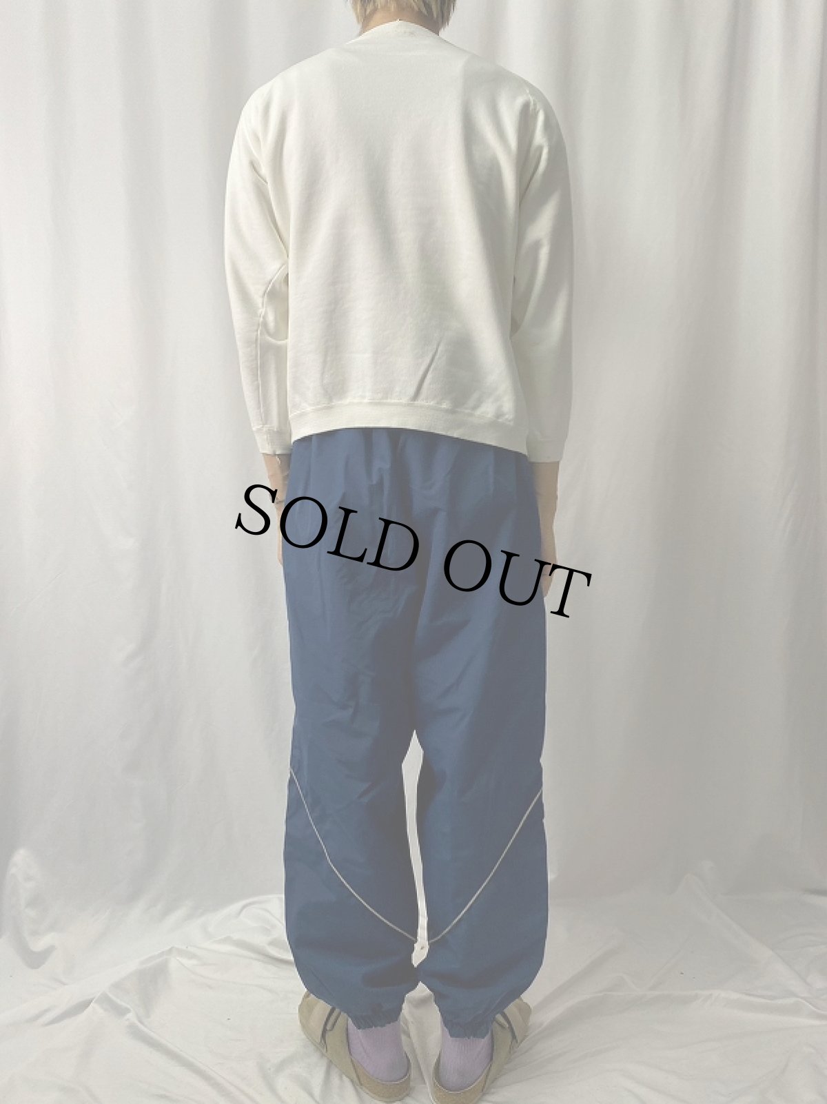 画像4: 80〜90's "我登上了長城" 漢字プリントスウェット M (4)