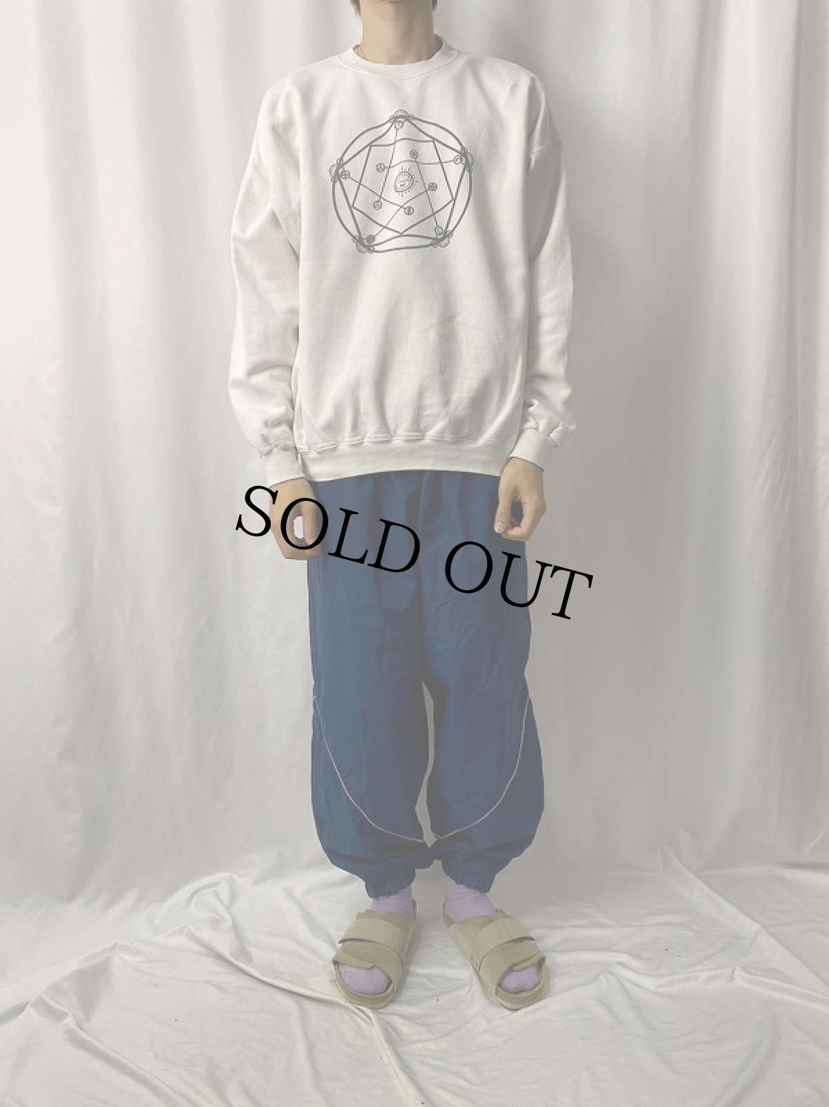 画像2: 90's Hanes Ultimate Cotton プリントスウェット (2)