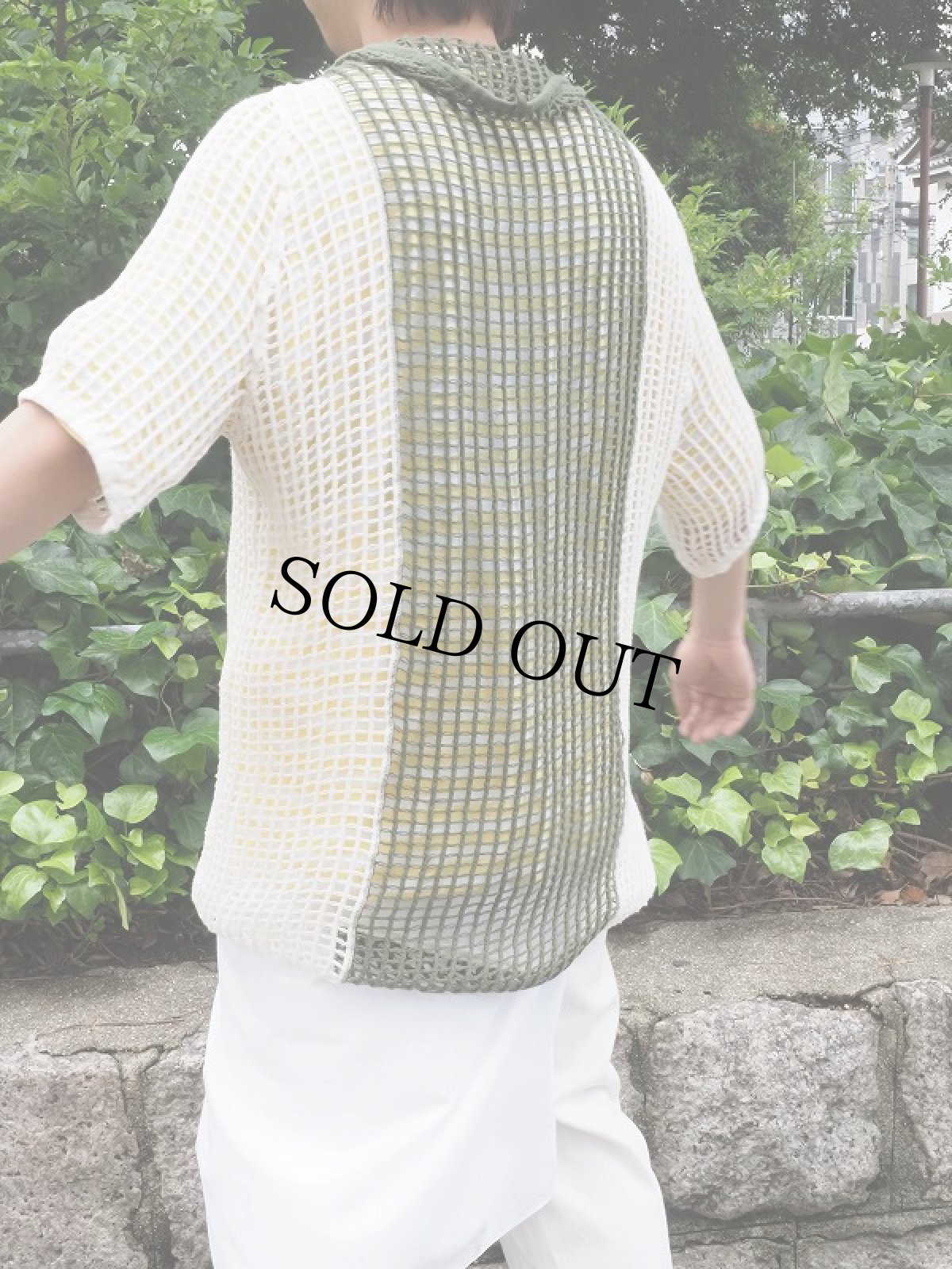 画像4: 80's〜 DANISH ARMY メッシュシャツ (4)