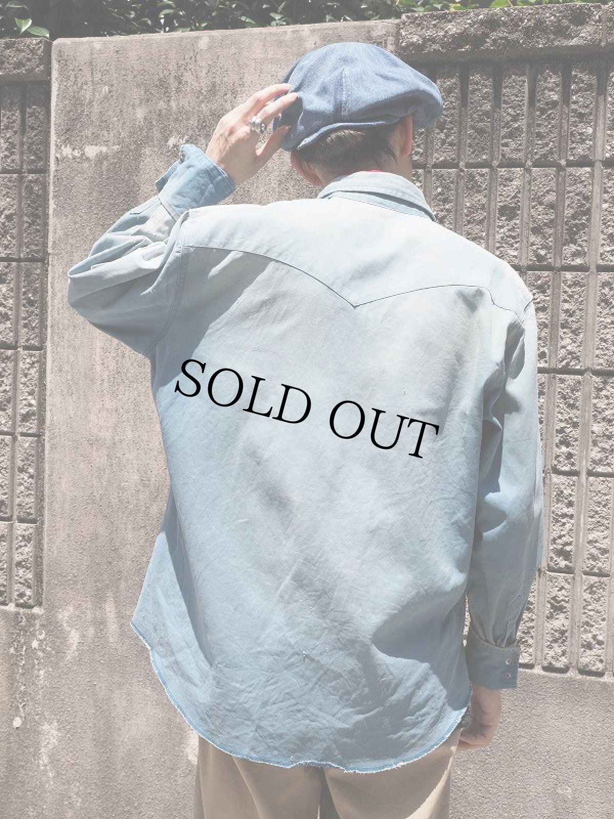 画像3: 90's Wrangler デニムウエスタンシャツ (3)