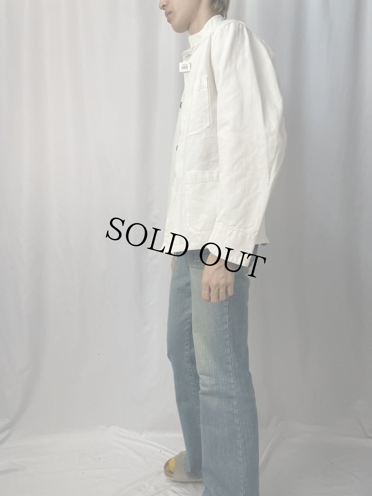 画像3: 50's ROYAL CANADIAN NAVY チェンジボタン コットンダックチュニックジャケット (3)