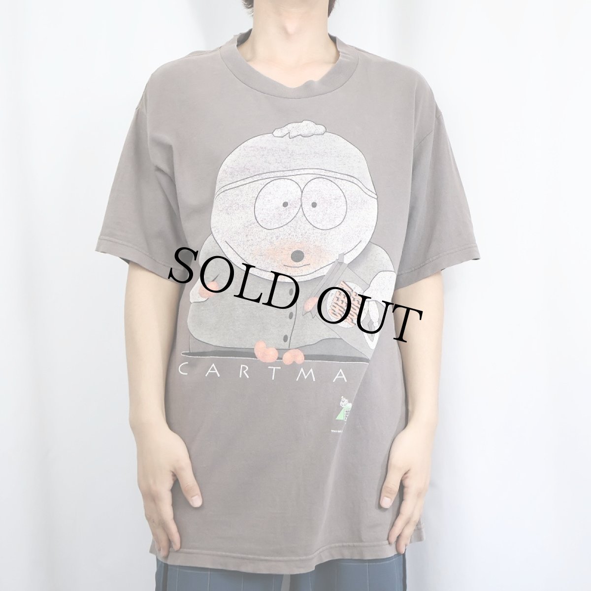 画像2: 90's SOUTH PARK USA製 "CARTMAN" キャラクタープリントTシャツ BLACK (2)