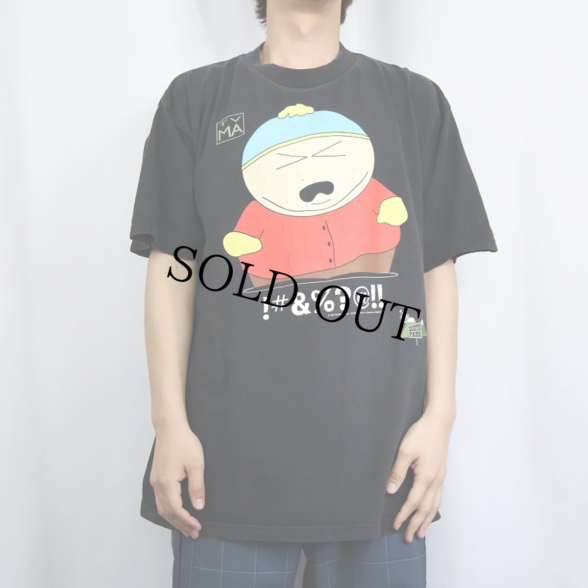 画像2: 90's SOUTH PARK キャラクタープリントTシャツ BLACK XL (2)