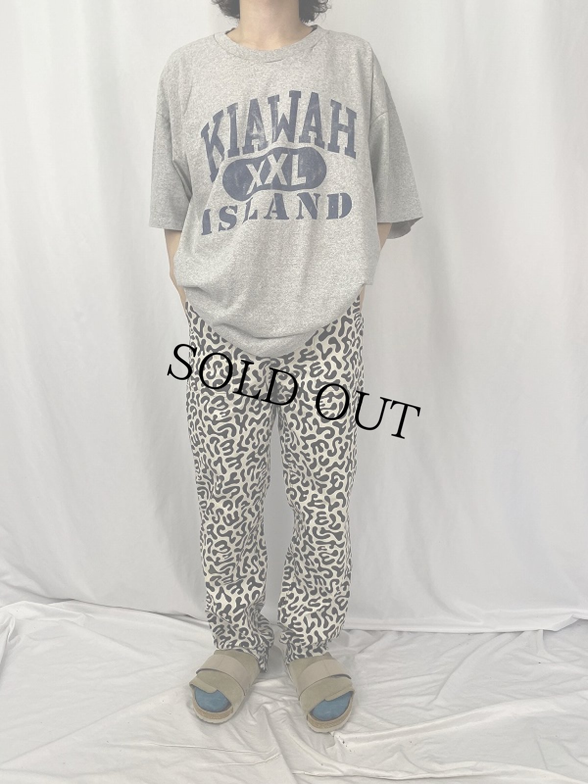 画像2: 70's 韓国 学生軍事訓練用 バクテリア迷彩 HBTパンツ W32 (2)