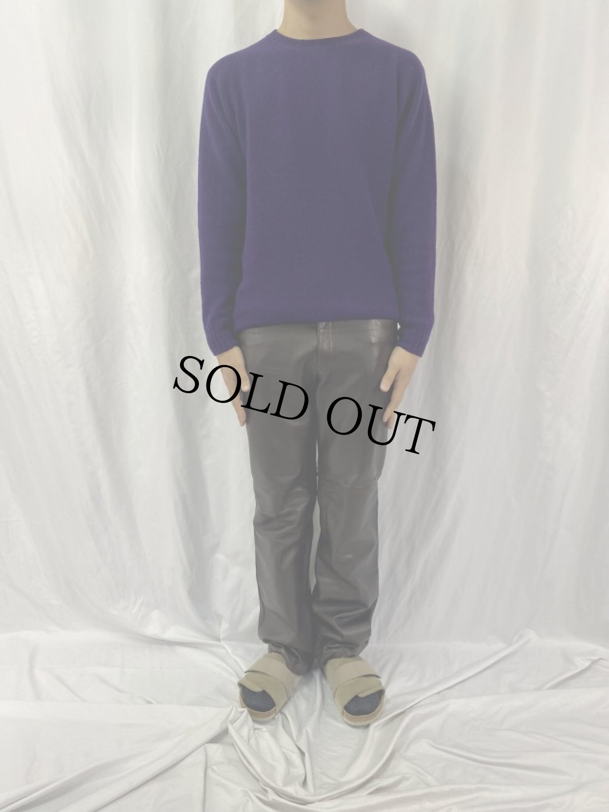 画像2: CANADA製 レザーパンツ W31 (2)