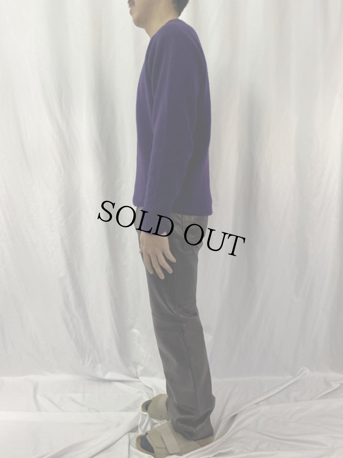 画像3: CANADA製 レザーパンツ W31 (3)