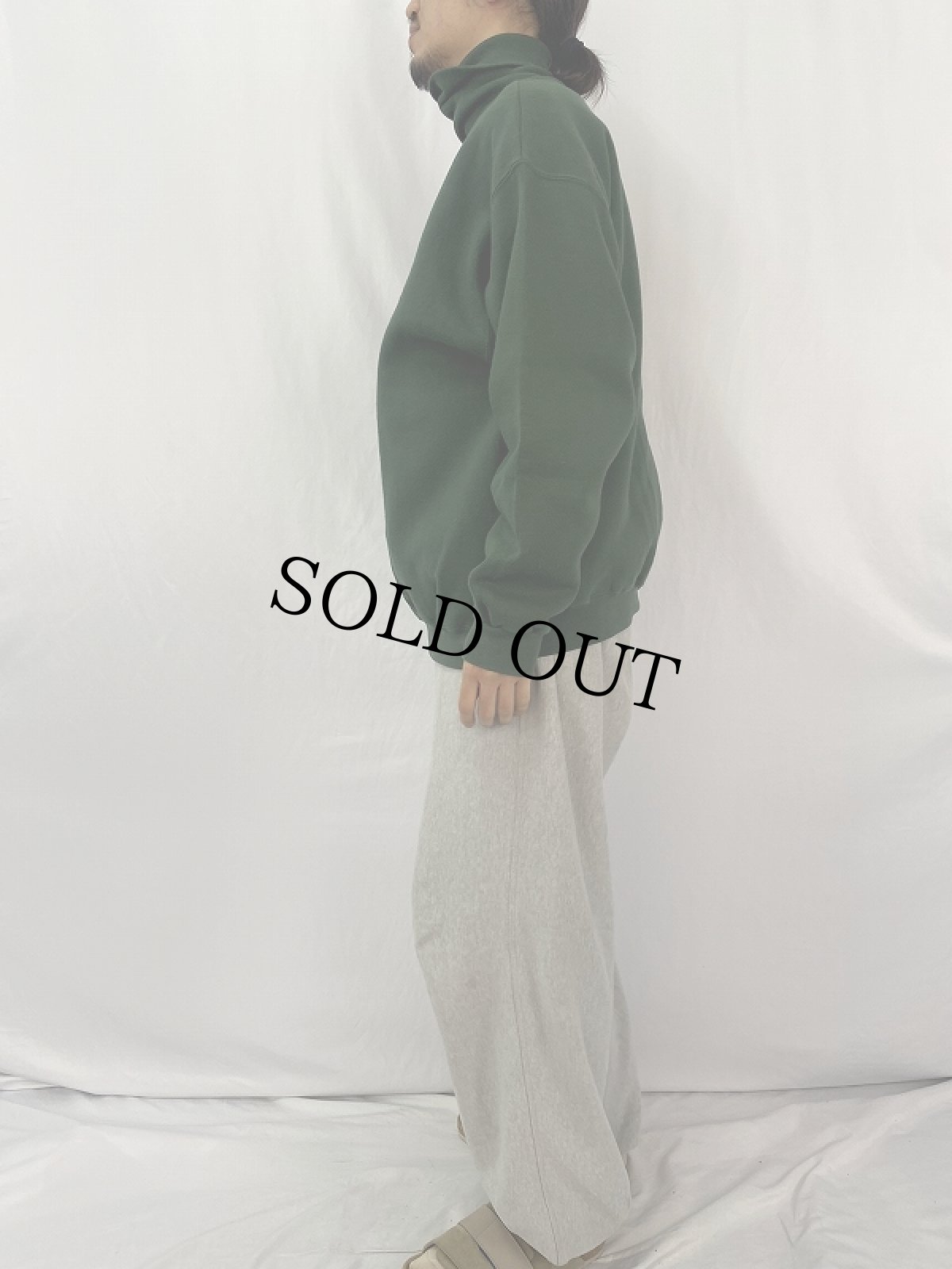 画像3: BRITTANIA SPORT 無地 タートルネックスウェット XL (3)