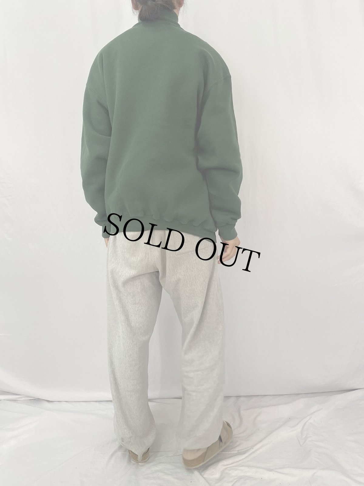 画像4: BRITTANIA SPORT 無地 タートルネックスウェット XL (4)