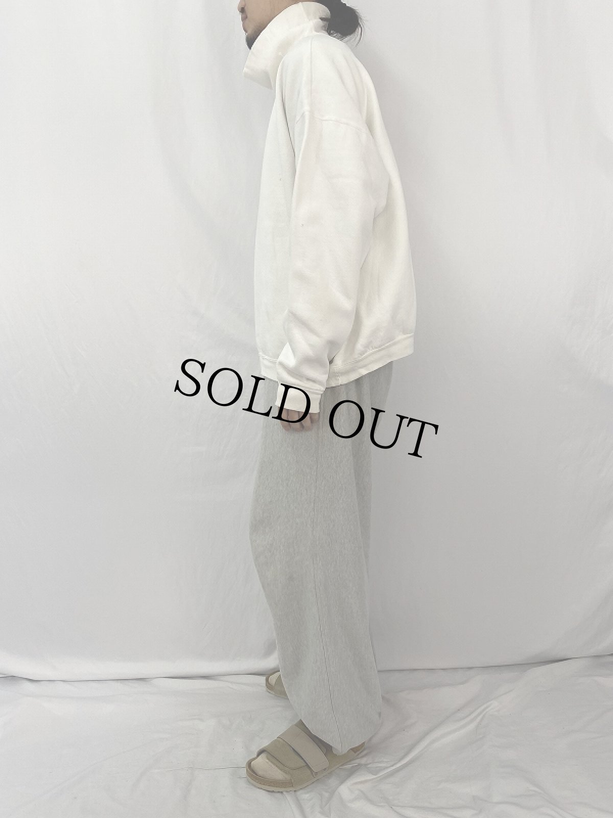 画像3:  無地 タートルネックスウェット  (3)