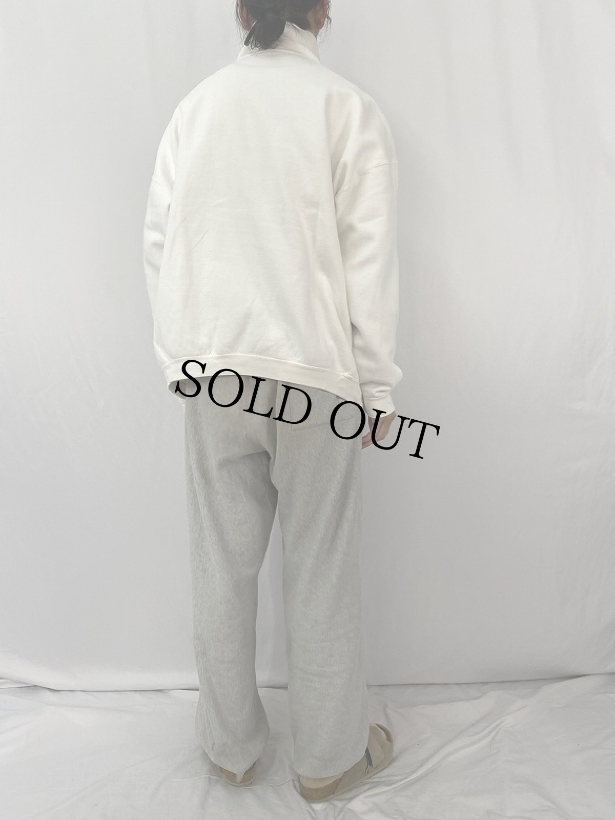 画像4:  無地 タートルネックスウェット  (4)