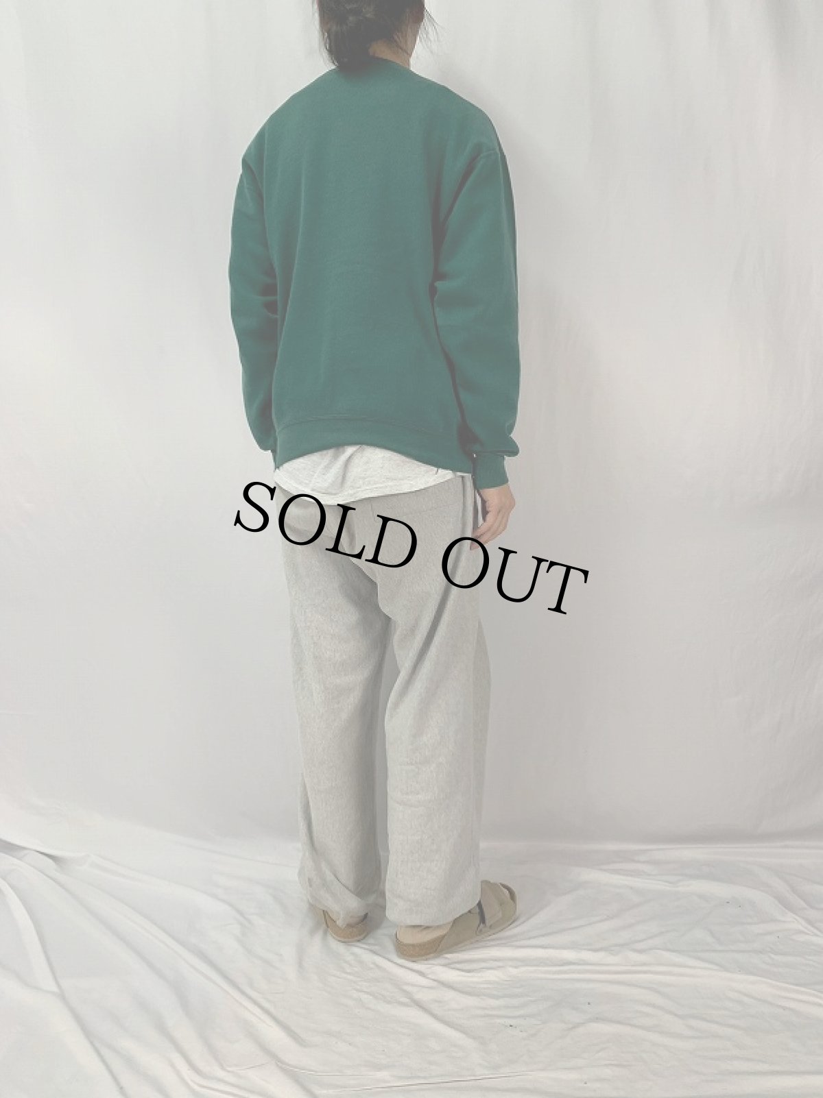 画像4: 80〜90's "BRADLEY UNIVERSITY" 前V プリントスウェット L (4)