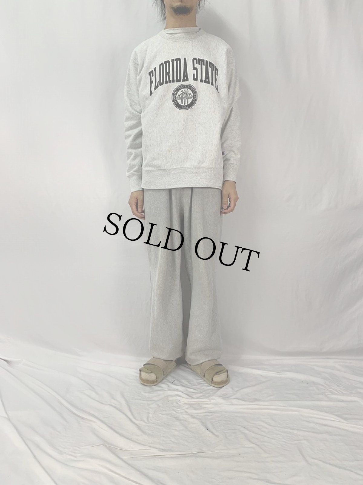 画像2: Champion REVERSE WEAVE "FLORIDA STATE" プリントスウェット L (2)