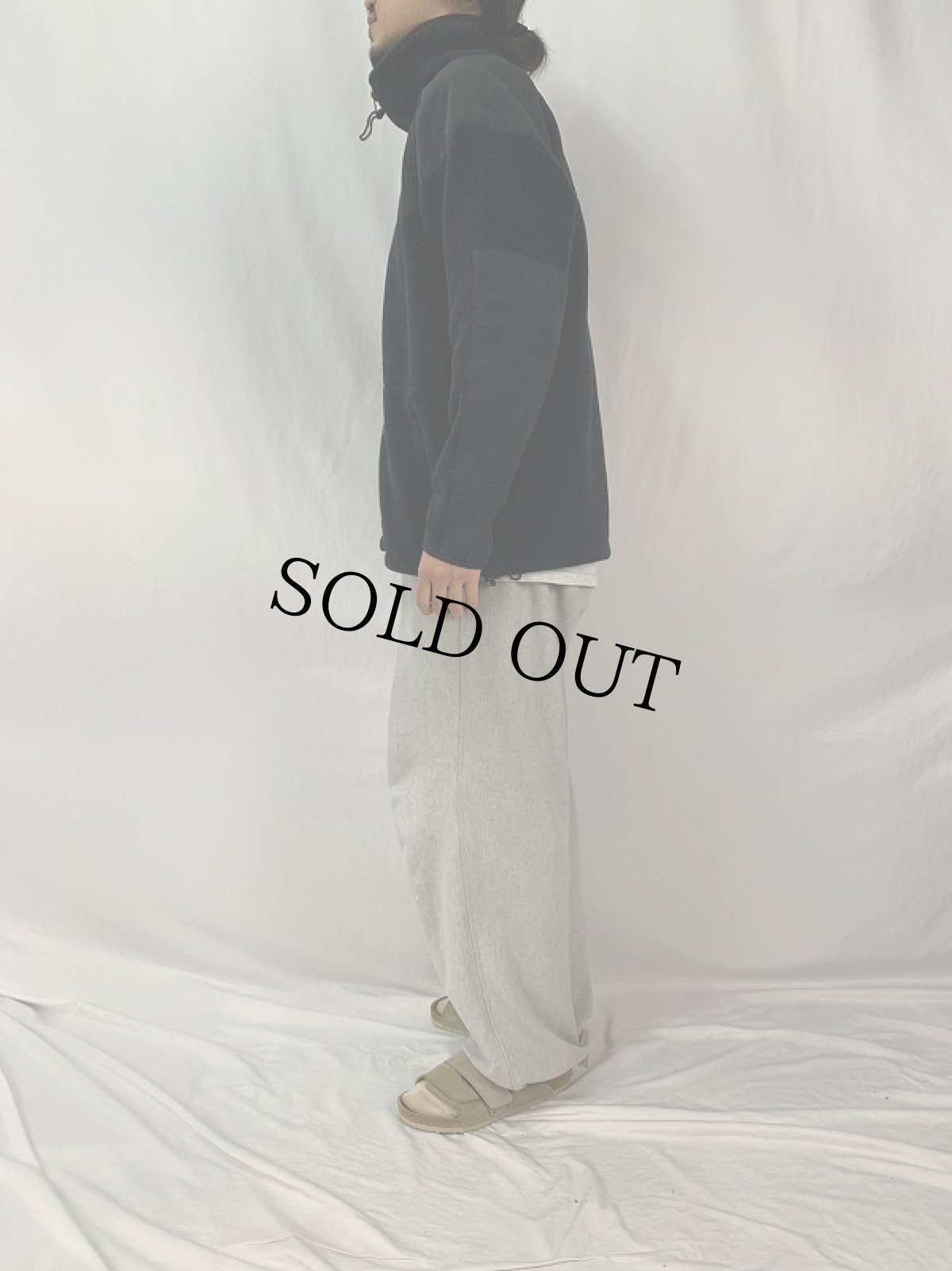 画像3: U.S.MILITARY ECWCS GEN2 "POLAETEC" フリースジャケット MEDIUM BALCK (3)