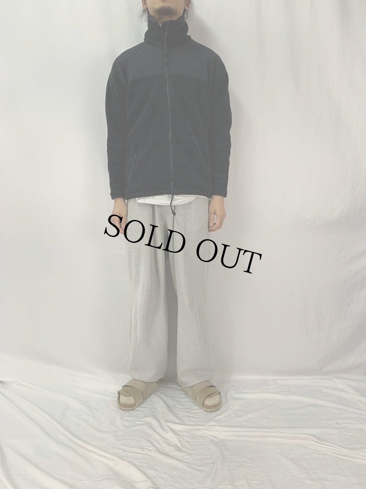 画像2: U.S.MILITARY ECWCS GEN2 "POLAETEC" フリースジャケット X-SMALL BALCK (2)