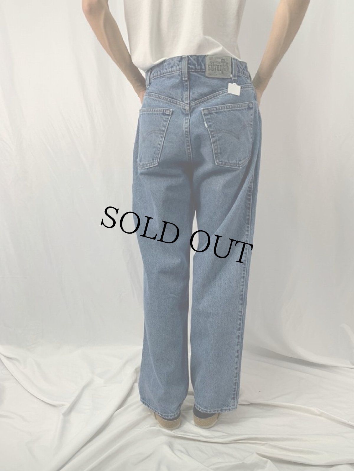 画像4: 90's Levi's SILVER TAB "Loose" USA製 デニムパンツ W34 (4)