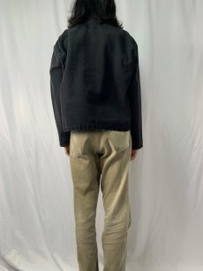 画像4: 80〜90's Carhartt USA製 コーデュロイ切り替え ダックカバーオール L (4)