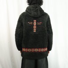 画像4: 70's〜 CLIMATIC チロリアンテープ キルティングライナー フェイクファージャケット (4)