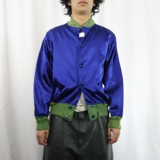 画像3: 50〜60's Southland "3717 SQ" レーヨンボタンスタジャン SIZE38 (3)