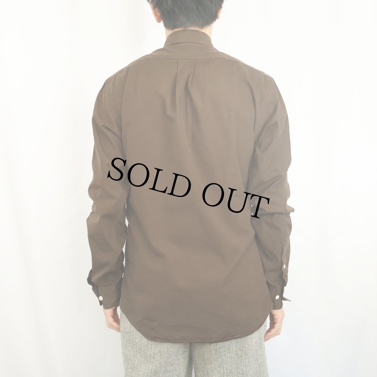 画像6: Ralph Lauren "CUSTOM FIT" コットンボタンダウンシャツ M (6)