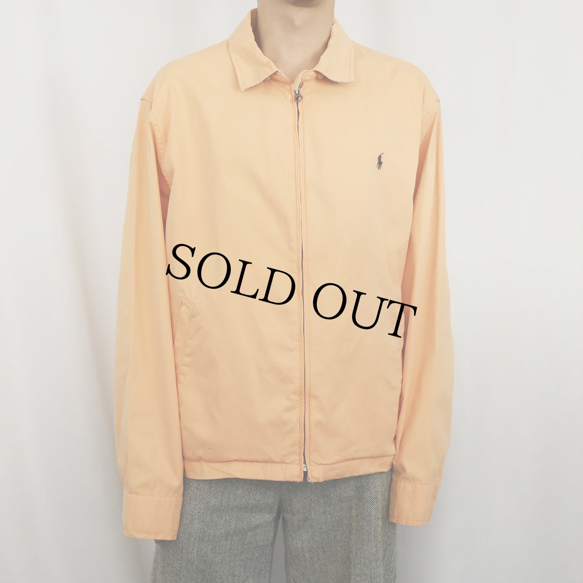 画像2: POLO Ralph Lauren チンスト付き ロゴ刺繍 コットンスイングトップ XL  (2)