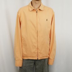 画像2: POLO Ralph Lauren チンスト付き ロゴ刺繍 コットンスイングトップ XL  (2)