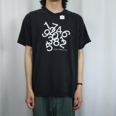 画像2: "On peut compter sur moi!" 数字プリントTシャツ L (2)