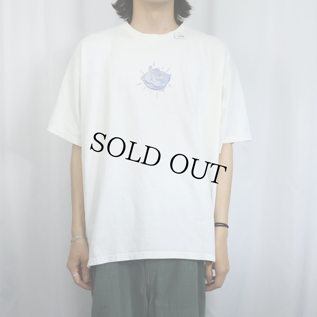 画像3: 90〜2000's NIKE "I don't need no invitation to the Ball" バスケットボールシューズプリントTシャツ XL (3)
