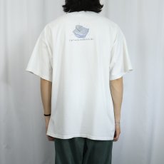画像4: 90〜2000's NIKE "I don't need no invitation to the Ball" バスケットボールシューズプリントTシャツ XL (4)