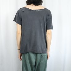 画像3: 90's NIRVANA KURT COBAIN  "Memorial Face" 追悼プリントTシャツ BLACK (3)