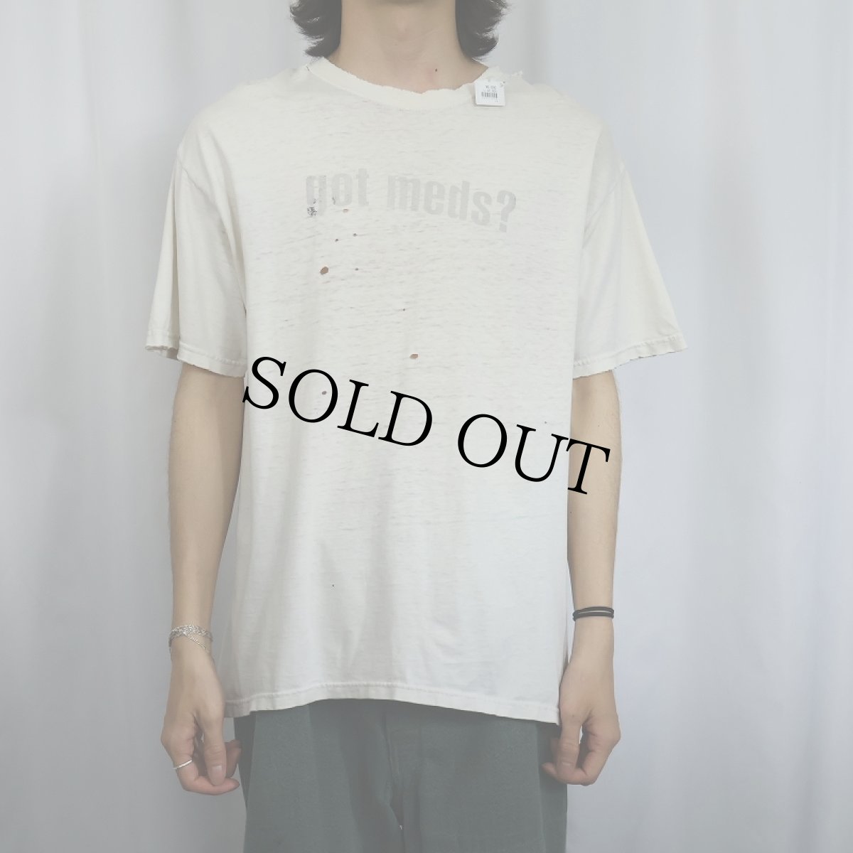 画像3: 2000's "got meds?" 広告パロディ プリントTシャツ (3)