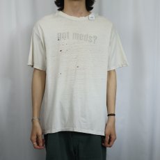 画像3: 2000's "got meds?" 広告パロディ プリントTシャツ (3)