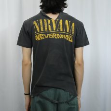 画像4: 90's NIRVANA "NEVERMIND" ロックバンドプリントTシャツ BLACK (4)
