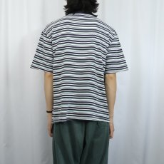 画像3: 90's〜 マルチボーダー柄 Tシャツ (3)