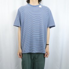 画像2: 90's〜 マルチボーダー柄 Tシャツ (2)