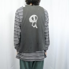 画像4: 90's Subhumans "The Day The Country Died" カットオフスリーブ パンクロックバンド プリントTシャツ BLACK (4)