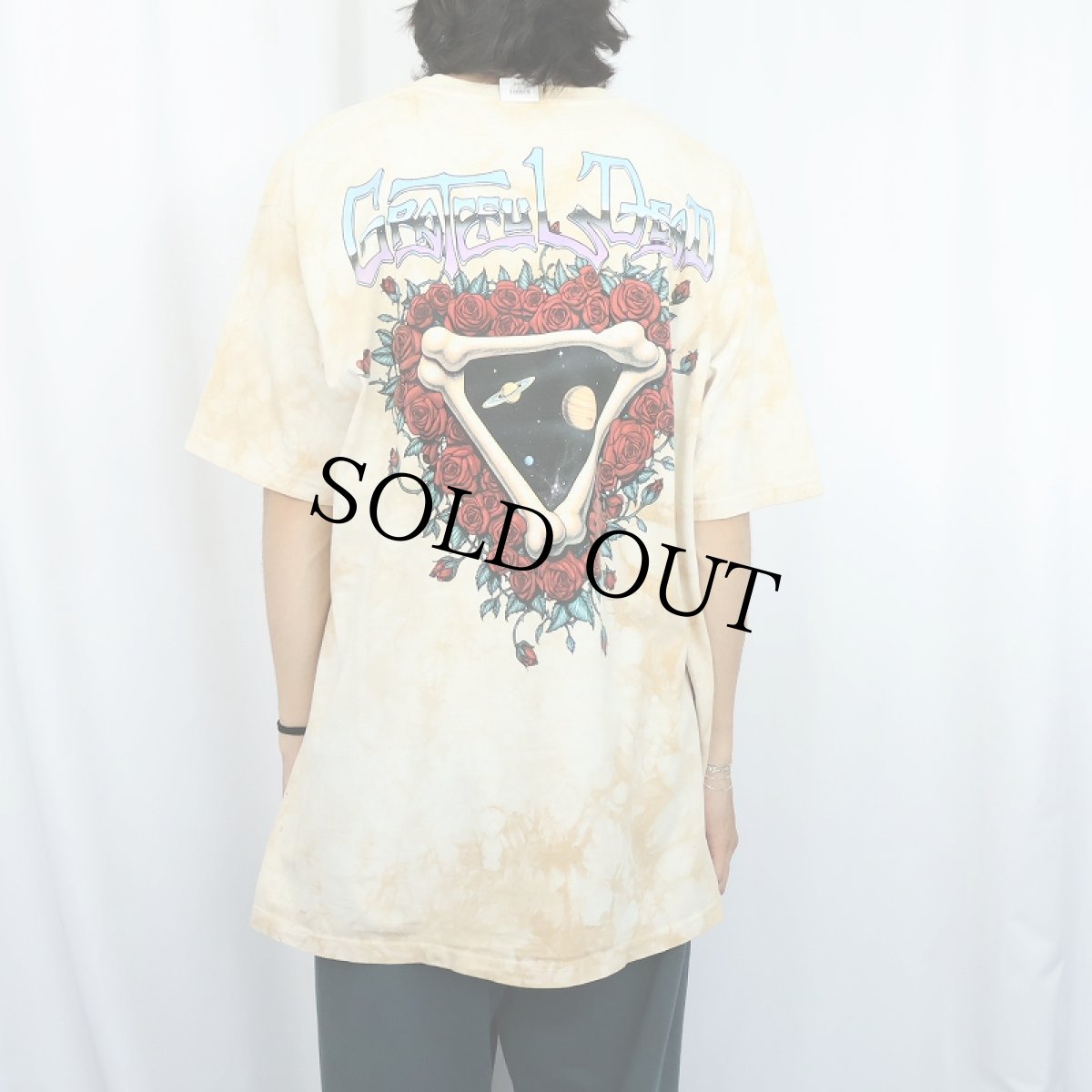 画像4: 90's GRATEFUL DEAD タイダイ ロックバンドTシャツ XL (4)